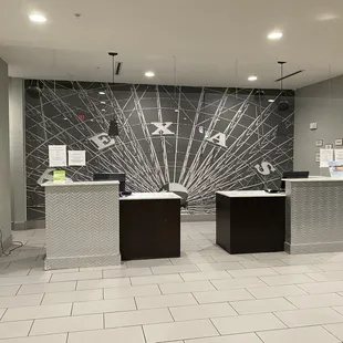 The lobby is nice, clean, and very deceiving for what filth lies beyond this foyer.