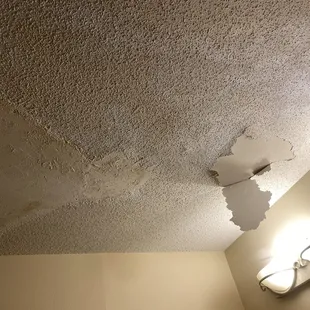 Ceiling is peeling