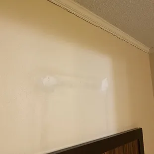 Wall near header board
