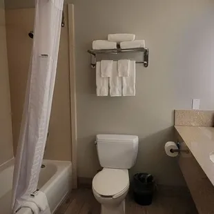 Bathroom is clean