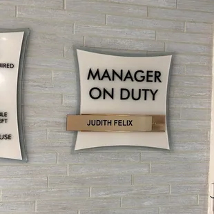 Manager on duty, but receptionist refused to let us reach out to her