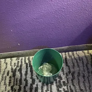 Amount of water caught leaking from ceiling within only 10 minutes