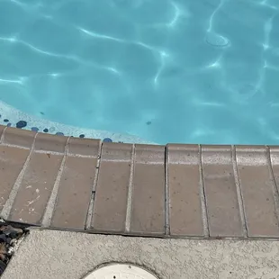 Broken side. Stepped on it and it gave away.