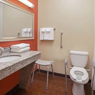 Guest room bath (accessible)