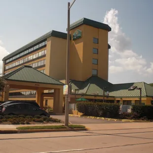 Exterior of the hotel.