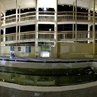 Pool was in awful condition.