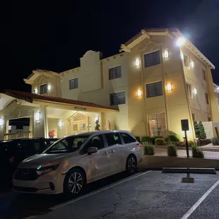 At 4:35AM, waiting for only employee on duty to return from bus station