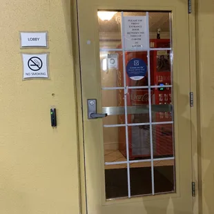 Looks like you can enter lobby, but not before 5AM.