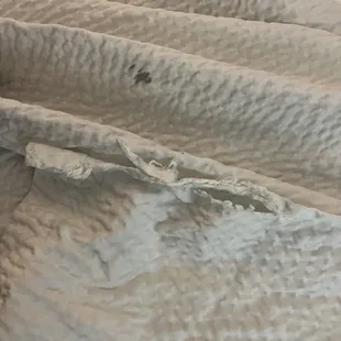 Holes in the comforter