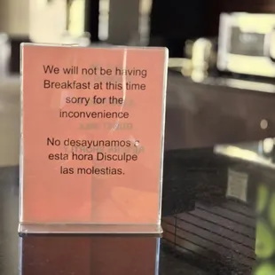 Told it's been like this for months.