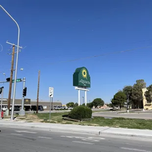 La Quinta signage near the street.