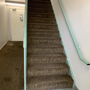 Gross carpet and no elevator to the second floor. Hope you don't have a lot of luggage.