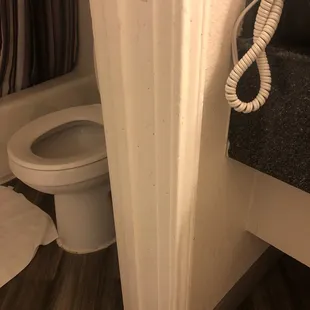 Dirty walls! Nasty tub! Unclean room during an ongoing pandemic!