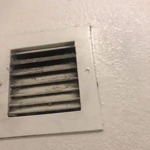 Vent in bathroom. Gross