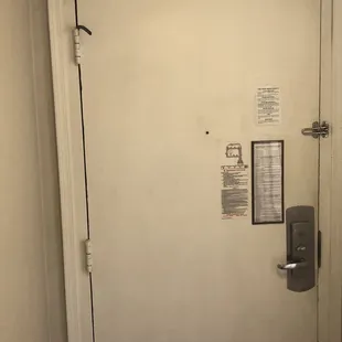 Front door, weatherstripping