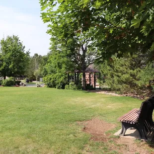 There&apos;s another smaller field on the east side of the playground.