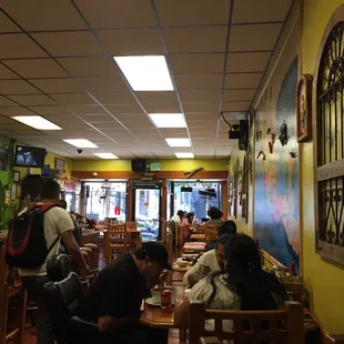 Nicely decorated inside with even more amazing food!