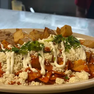 Chilaquiles rojos