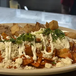 Chilaquiles rojos