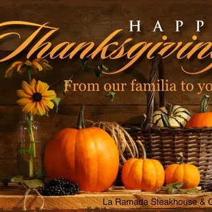 We will be spending time with our familia thankful for all God has provided. May your day be blessed.