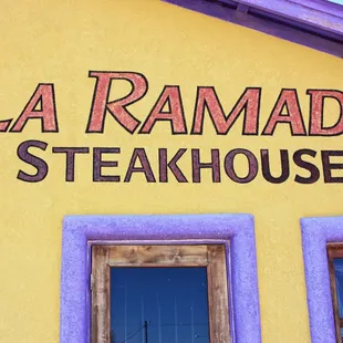 Front of restaurant