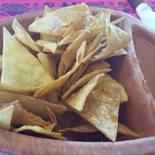 Freshly fried Chips and Salsa