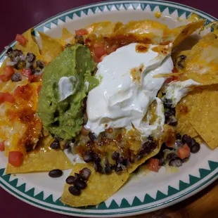 Large order of super nachos, not that big but good taste.