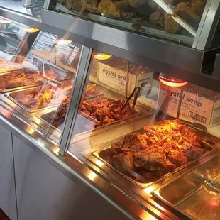 chicken wings and fried chicken