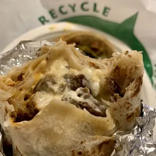 Support the local spots! Carne Asada Super Burrito $9