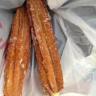 stuffed churros from bread selection