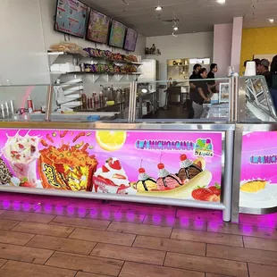 the inside of the restaurant