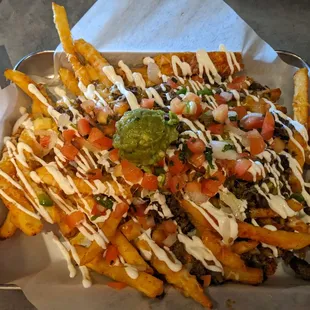 Carne Asada fries at La Reforma, Albuquerque