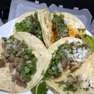 Steak, Carnitas, Barbacoa, Al Pastor