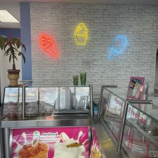 I took a picture of their decorations because I thought these were so cool.