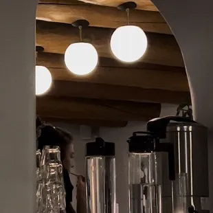 Bartender with no mask and eating behind the bar while on shift and was rude. So yeah no thanks!