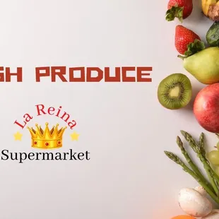 fresh produce on a white background