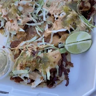 SHRIMP TACOS ARE MY FAVORITE!