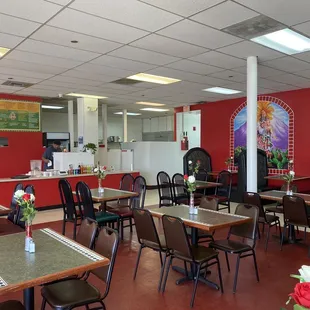  the dining area