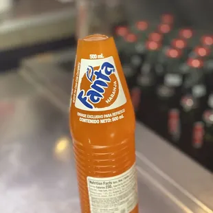 a bottle of soda