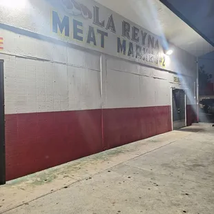 Meat market sign