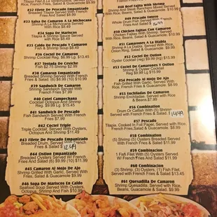 Menu pic