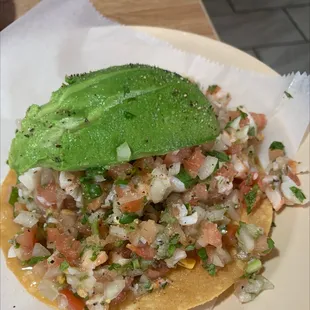 Ceviche tostada