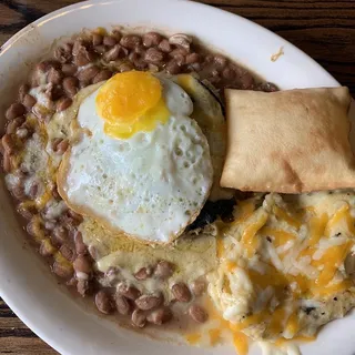 Blue Corn Stacked Enchilada