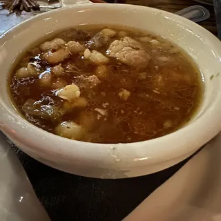 Cup of Pozole Soup
