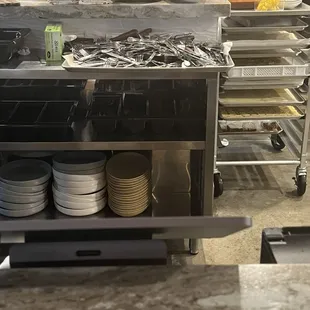 View from our bar seating