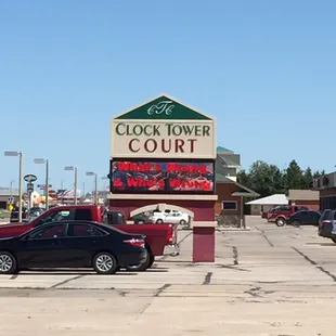 Located in this parking lot