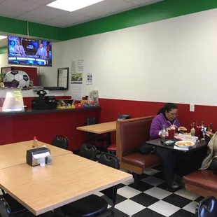 Dining area and counter