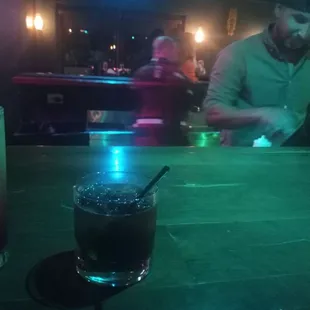Jack and coke and cute bartendar