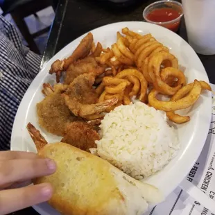 a plate of food