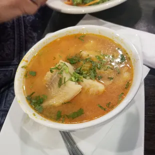 a bowl of soup